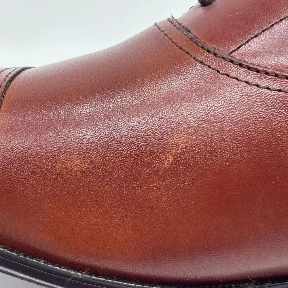 Florsheim Men's Size 12 Corbetta Cap Toe Cognac Leather Oxford shoes  11528-221